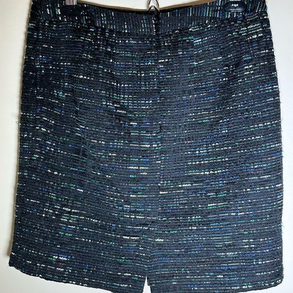 Anne Taylor Loft petite women's skirt mini size 10 back slit business casual - Picture 7 of 8